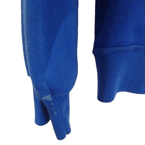 VTG 80s Alaska “Sumbitchen Weather” Sweatshirt XL Blue Polar Bear Single Stitch - Picture 5 of 10